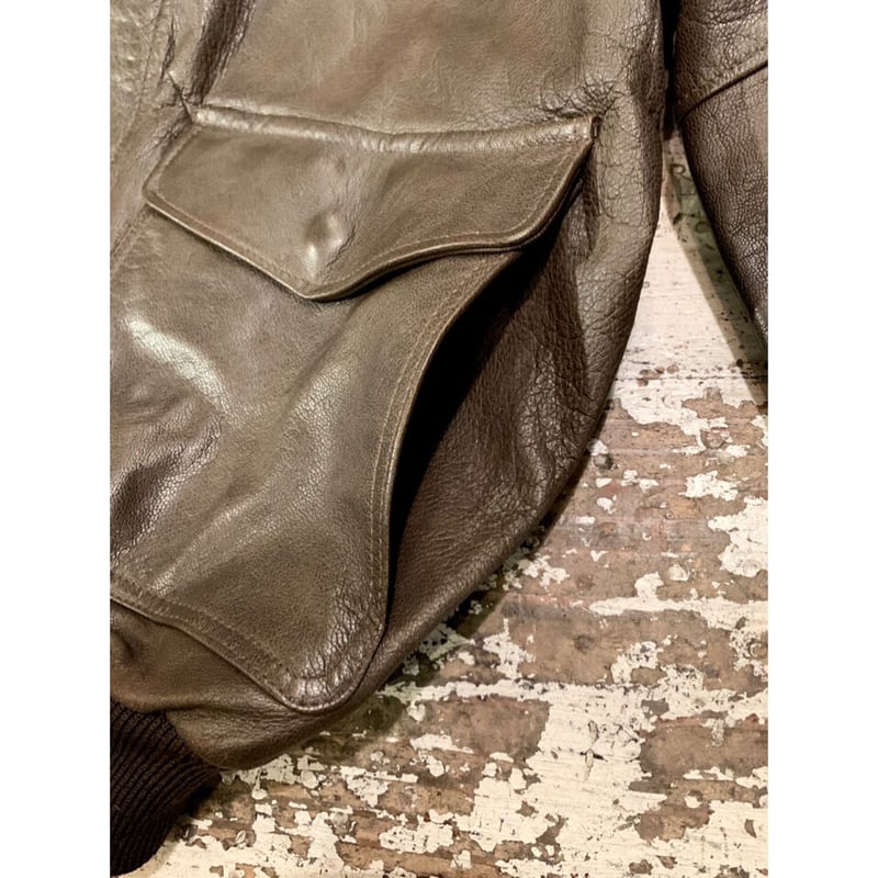 Vintage LL Bean Brown ゴートスキンレザー A-2 Vintage LL Bean Brown ゴートスキンレザー A-2