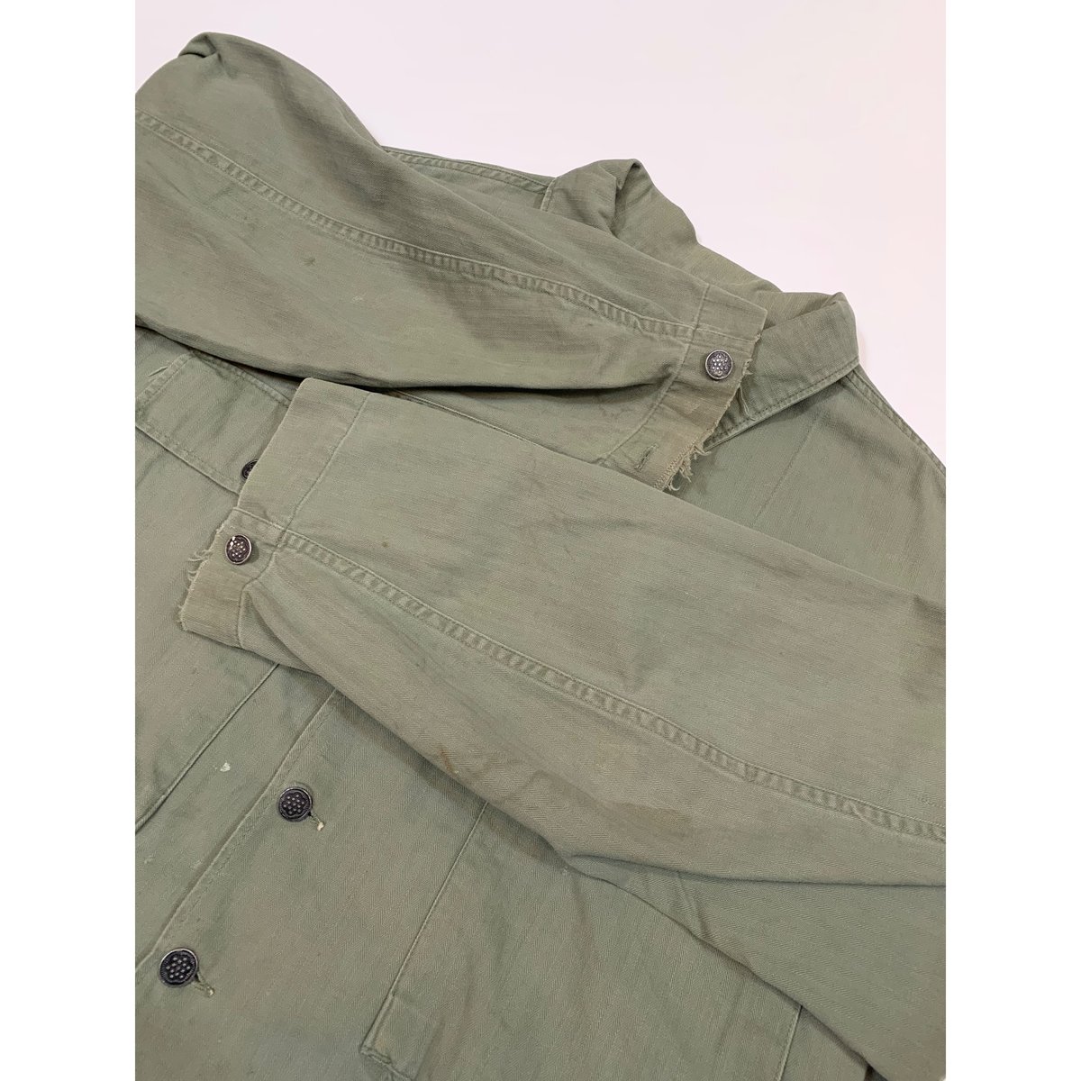 US ARMY M43 HBT ジャケット 34R VINTAGE 40's U.S ARMY M-43 HBT JACKET Size 34R 40年代