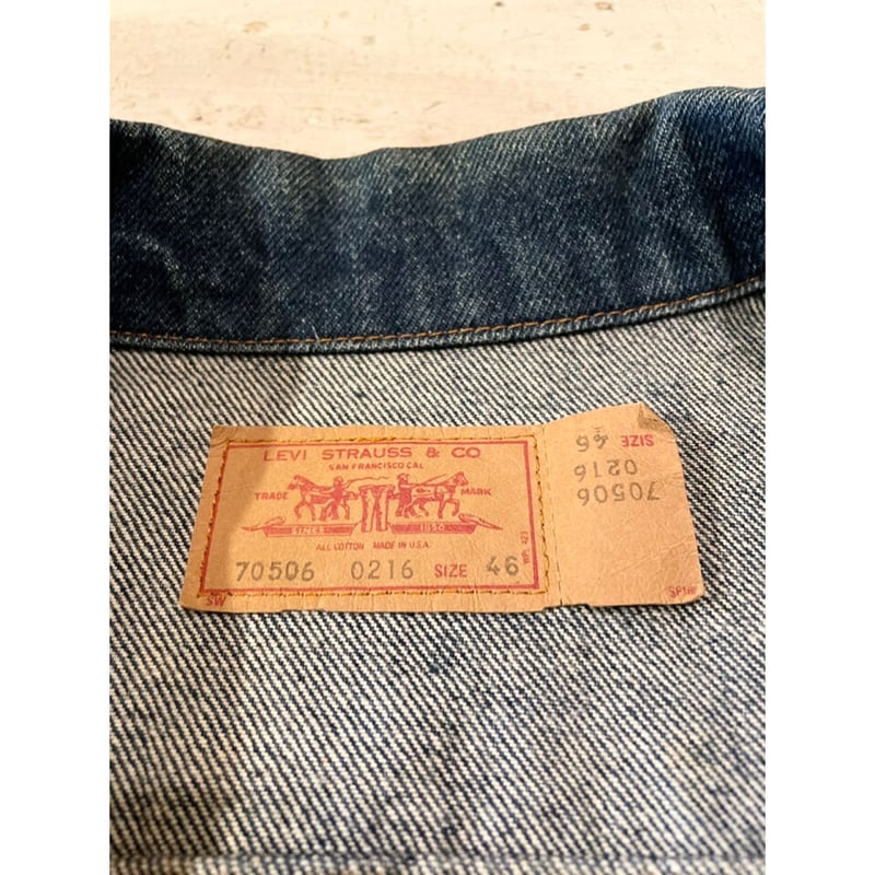 80s Levi's 70506 DENIM JACKET MADE IN USA 🇺🇸 Si