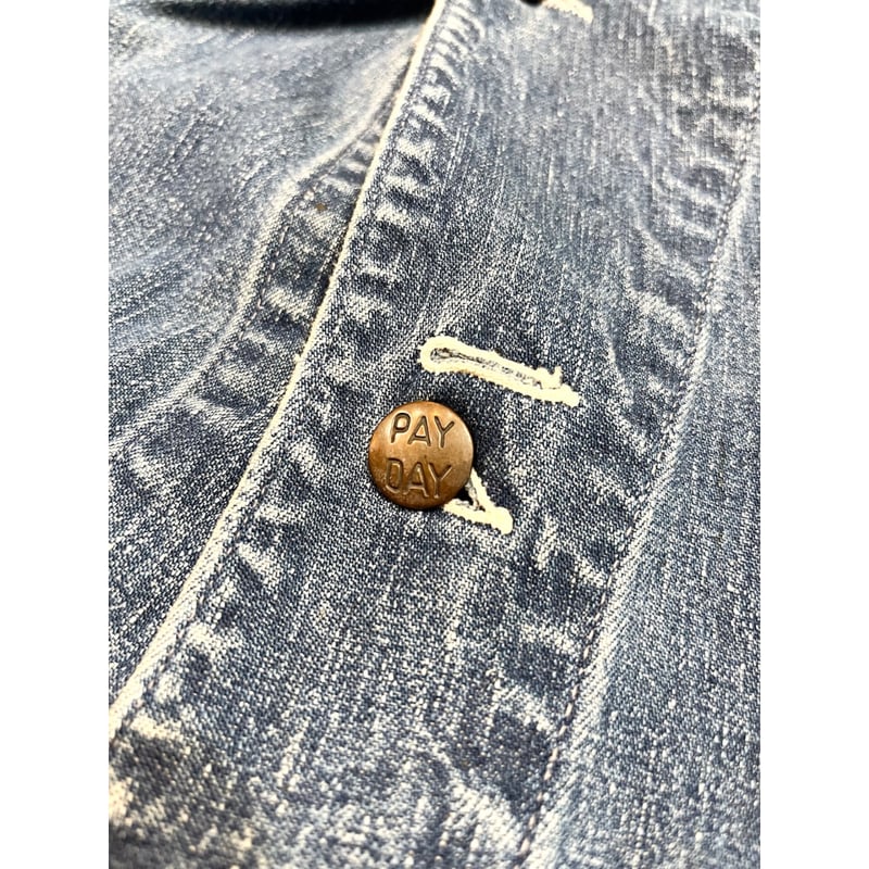 50s PAYDAY ペイデイ デニムカバーオール 50s PAYDAY Denim Coverall 38位 50年代 ペイデイ デニム