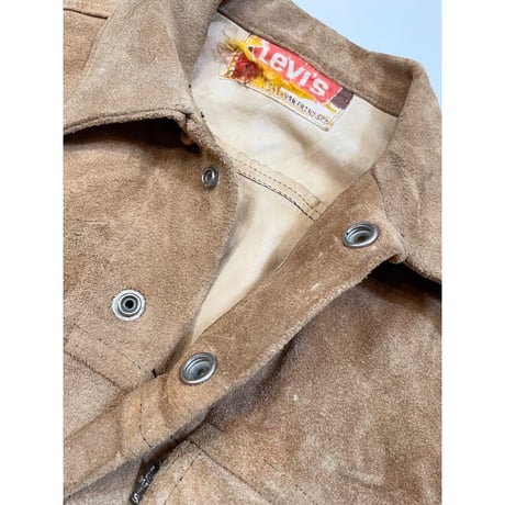 60s Levi’s "3rd TYPE" SUEDE TRACKER JACKET Size 38程