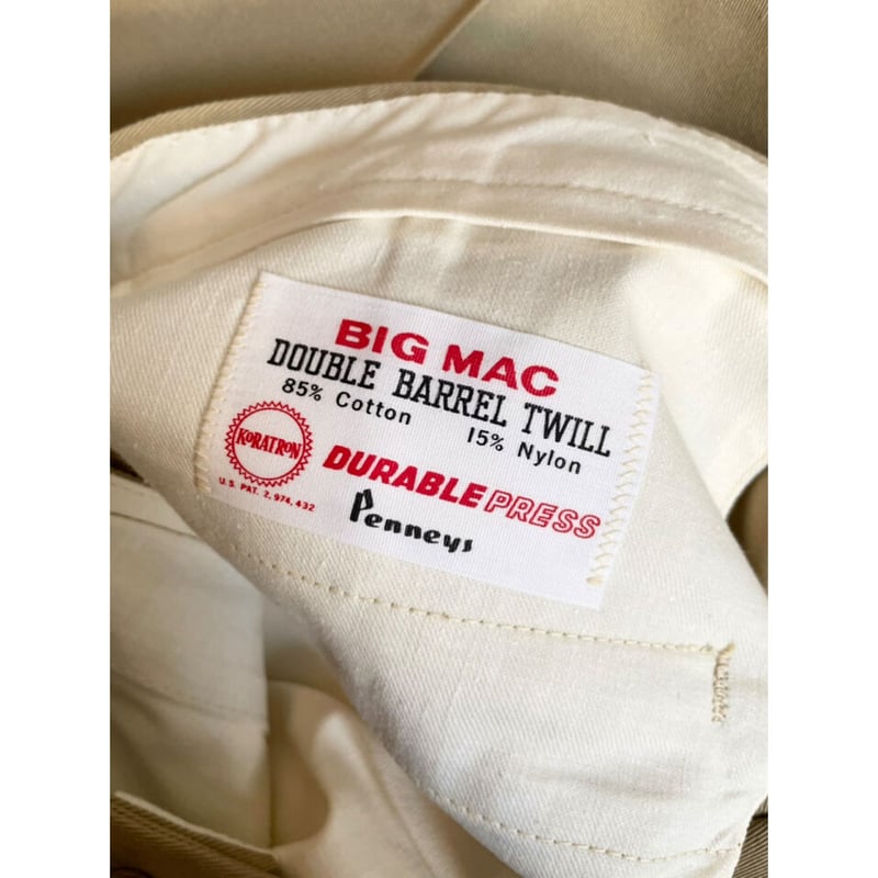 パンツ 70's Big mac work pants made in usa 70's BIG MAC ワークパンツ 