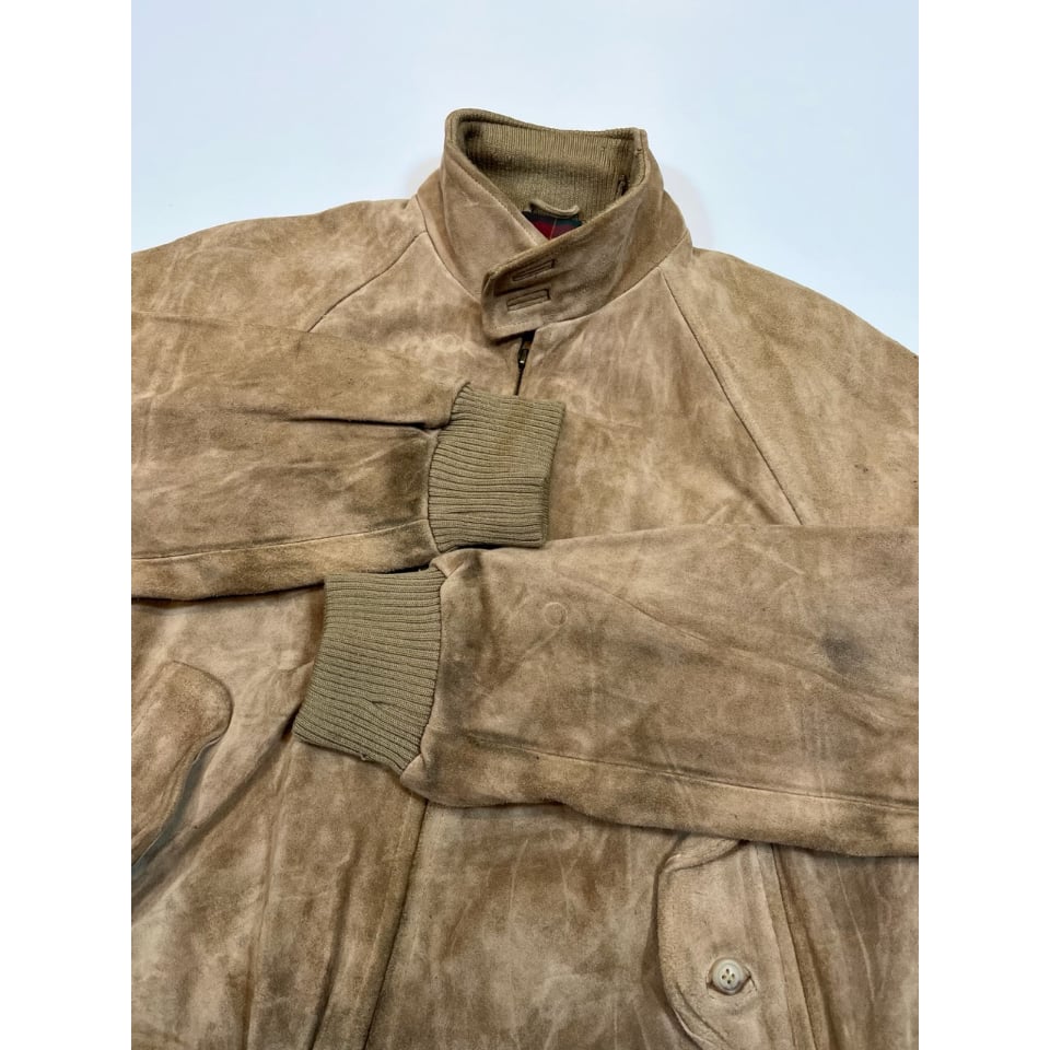 90s Ralph Lauren SUEDE HARRINGTON JACKET Size M