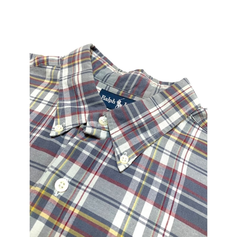 90s Ralph Lauren GREGGOR ボックス シャツ 90's Polo Ralph Lauren S/S ボタンダウンシャツ 