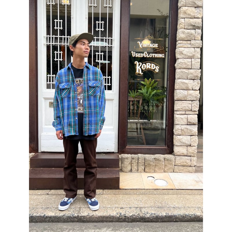 90s FIVE BROTHER FLANNEL SHIRT MADE IN USA 🇺🇸 S