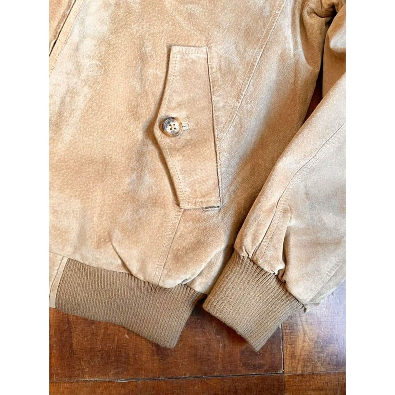 90s ORVIS SUEDE HARRINGTON JACKET Size S | KORDS