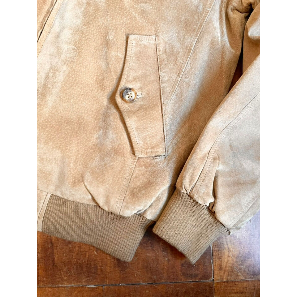90s ORVIS SUEDE HARRINGTON JACKET Size S | KORDS
