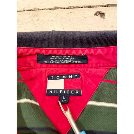 90s TOMMY HILFIGER POLO SHIRT Size L