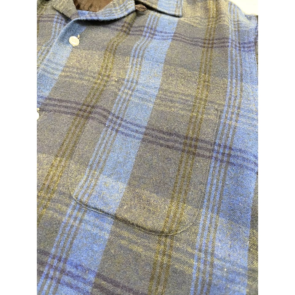 60s Truval OPENCOLLAR SHIRT Size M | KORDS