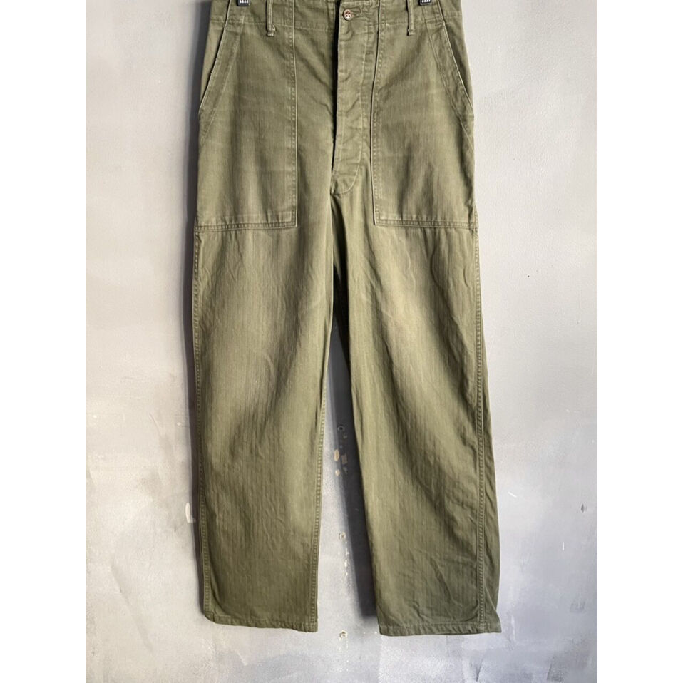 パンツ 50s US.ARMY M-47 HBT BAKER PANTS 50s US ARMY M-47 HBT BAKER PANTS Size W30L25 |
