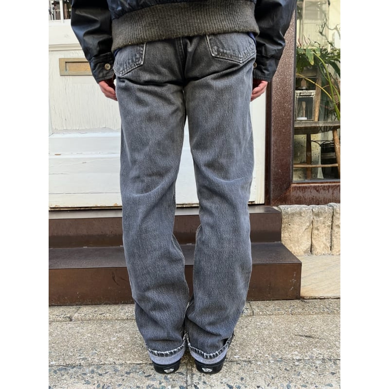 90s Levi's 501-0658 BLACK DENIM PANTS MADE IN U