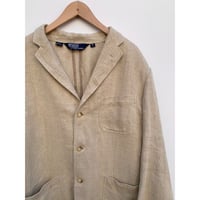 90s POLO Ralph Lauren "LINEN" TAILORED JACKET Size L