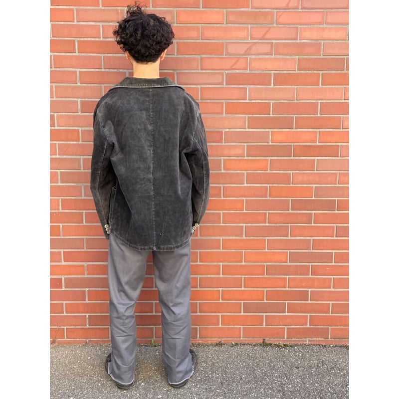 80s EIKO DOUBLE BREASTED CORDUROY WORK JACKET 🇩 80s EIKO DOUBLE BREASTED CORDUROY WORK JACKET 🇩