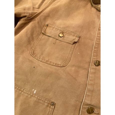 70s carhartt DUCK CHORE COAT MADE IN USA 🇺🇸 Size 46L