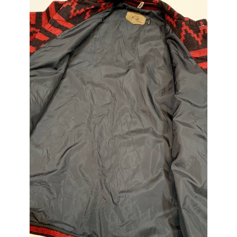 90s woolrich native pattern jacket USA袖丈57 - ジャケット・アウター