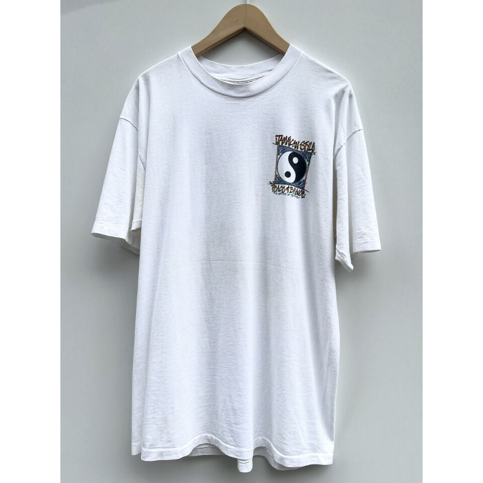90s JAMAICAN STYLE Tee MADE IN USA?? Size XL |