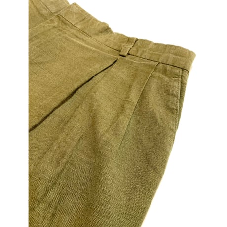 90s DOCKERS LINEN SLACKS Size W34L32→W34L30