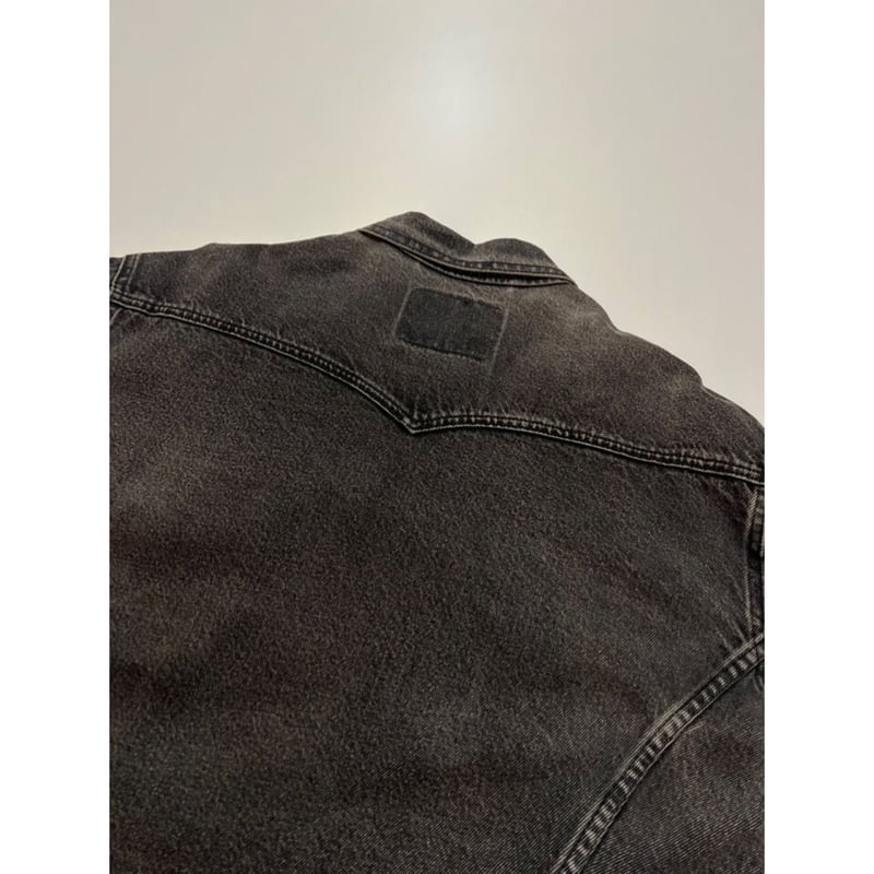 90s Levi's 75525-0260 BLACK DENIM JACKET MADE I