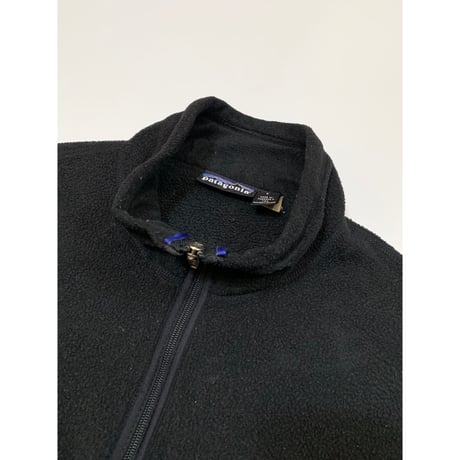 90s Patagonia "BLACK" FLEECE VEST MADE IN USA 🇺🇸 Size L