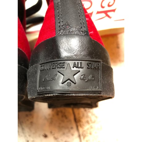 80s "DEADSTOCK" CONVERSE THE CHUCK TAYLOR CLASSIC ALL STAR HI MADE IN USA 🇺🇸 Size 9
