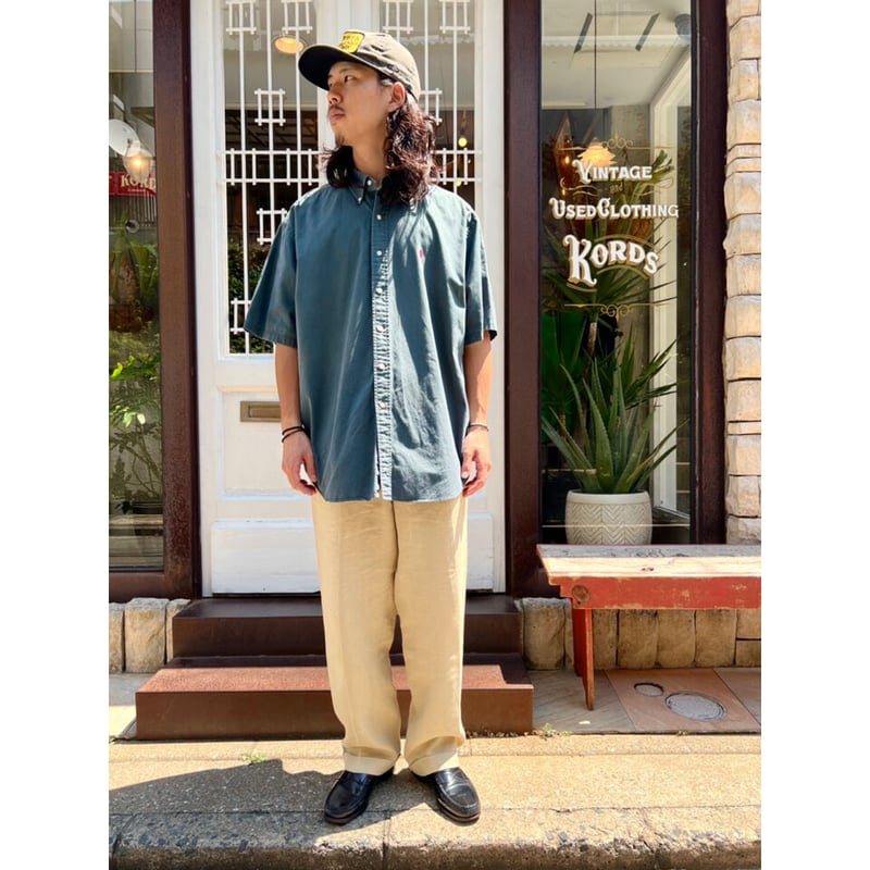 トップス 90s ralph lauren blaire xxl Vintage Polo Ralph Lauren Blaire Button Down Shirt L Red
