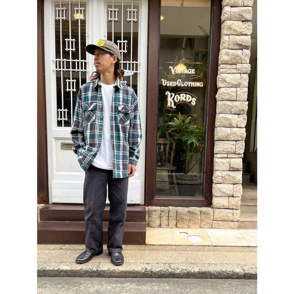 FIVE BROTHER / 90's ～ flannel shirts 90s FIVE BROTHER FLANNEL SHIRT MADE IN USA🇺🇸 Si