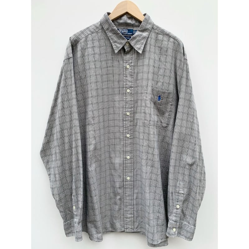 ポロバイラルフローレン 90s LOWELL SPORT ギンガムシャツ 極美品 90s ラルフローレン LOWELL SPORT ギンガムチェック