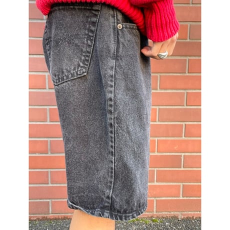 90s Levi's 560 BLACK DENIM Short's PANTS MADE IN USA 🇺🇸 Size W32