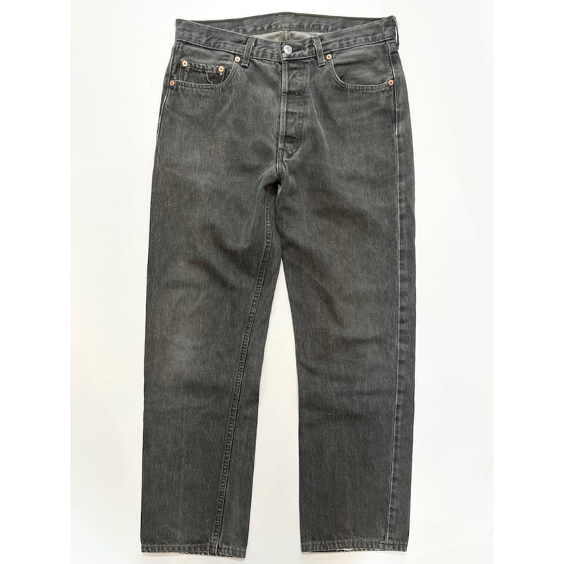 90s Levi's 501-0159 BLACK DENIM PANTS Size W34L