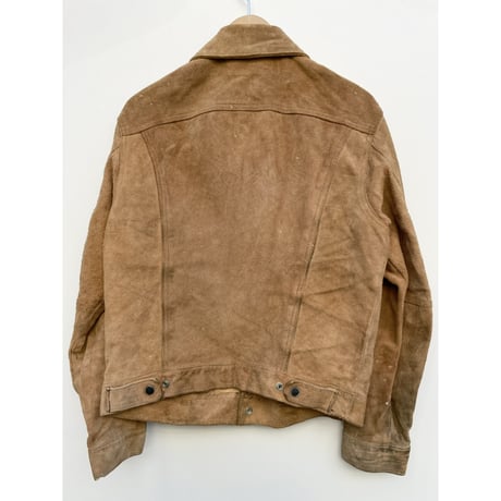 60s Levi’s "3rd TYPE" SUEDE TRACKER JACKET Size 38程