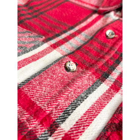 80s ST.JOHN'S BAY FLANNEL SHIRT MADE IN USA 🇺🇸 Size L