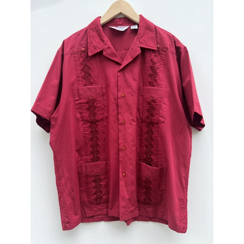 80s ROMANI OPEN COLLAR CUBA SHIRT Size XL | KORDS