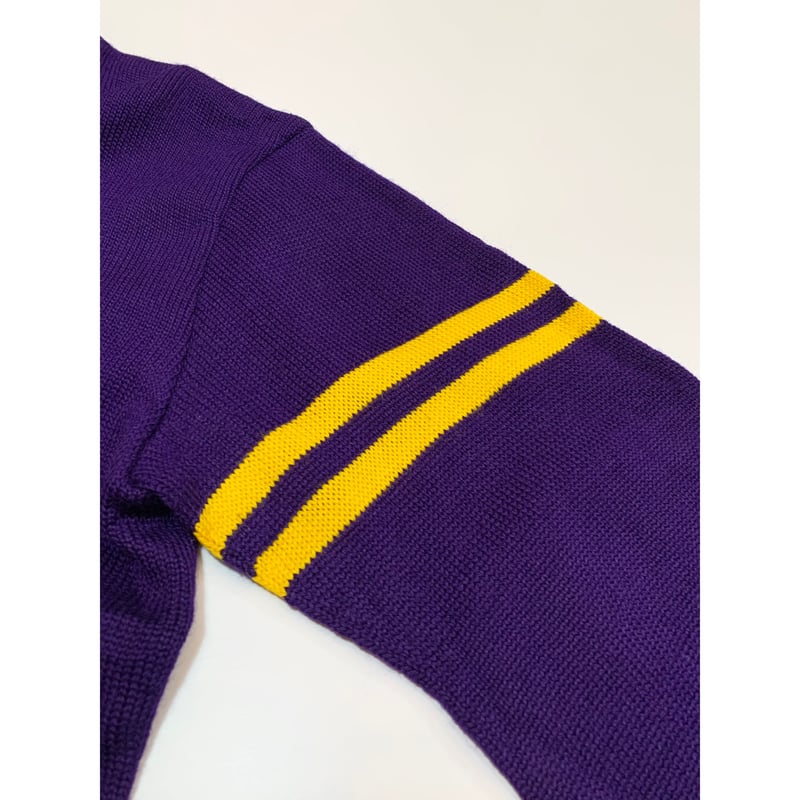 60s KANDEL KNITTING MILLS LETTERED CARDIGAN Siz