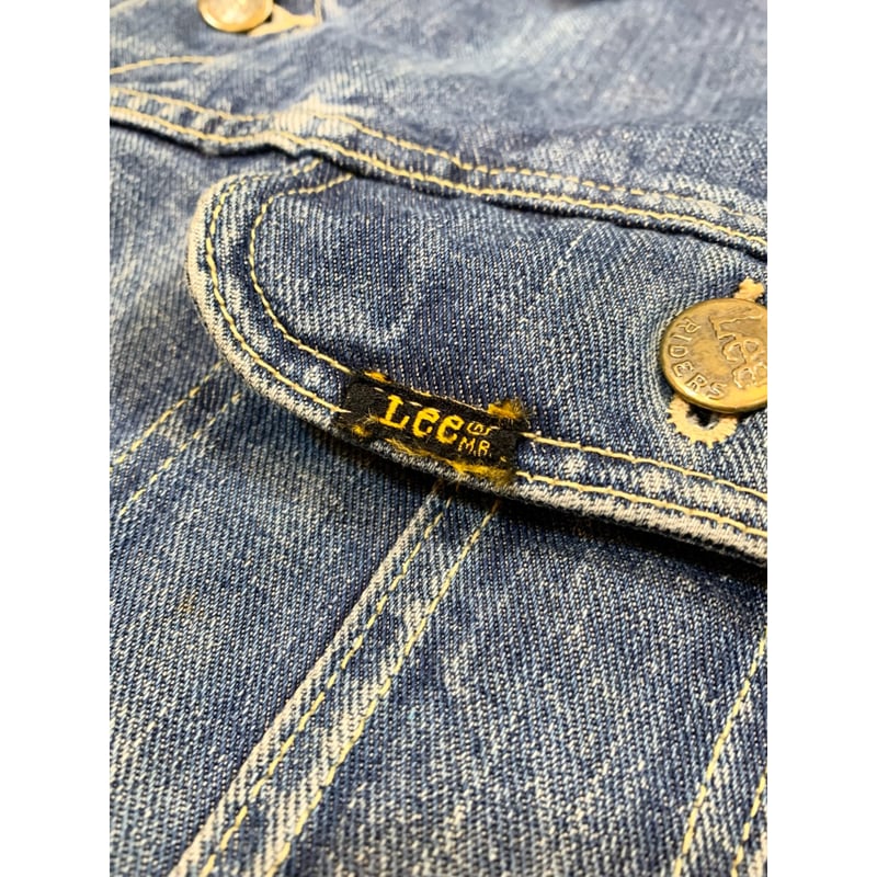 AMERI×Lee OVERSIZE DENIM JACKET Vintage Lee Dark Wash Denim Jacket AMERI×Lee OVERSIZE DENIM JACKET Vintage Lee Dark Wash Denim Jacket