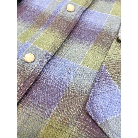 70s PENDELTON WOOL WESTERN SHIRT Size XL