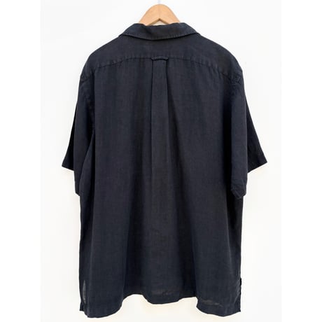 90s Ralph Lauren "CALDWELL" S/S OPEN COLLAR SHIRT Size L