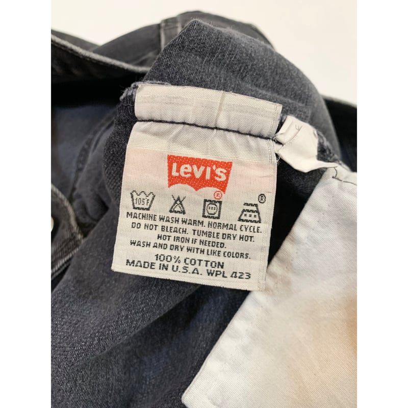 00s Levi's 501-0660 BLACK DENIM PANTS MADE IN U
