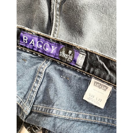 90s Levi’s SILVERTAB "BAGGY" DENIM MADE IN USA 🇺🇸 Size W38L32→W36L31