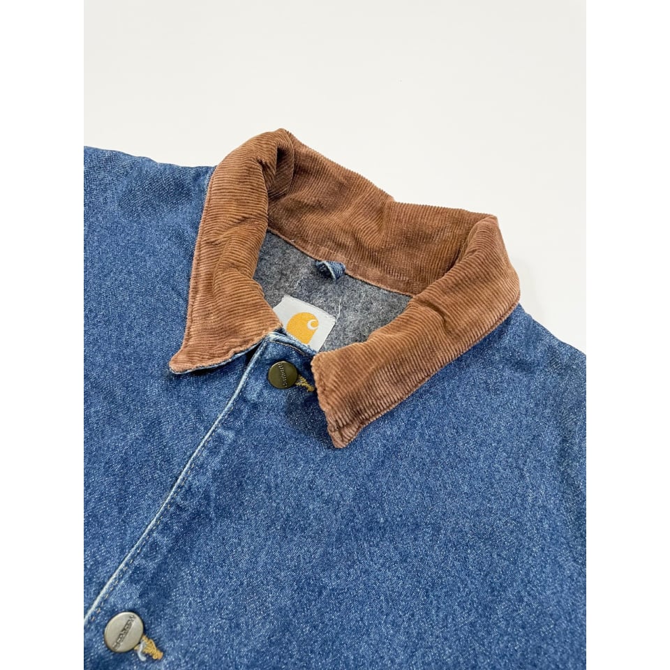 90〜00s carhartt DENIM CHORE COAT MADE IN USA 🇺🇸