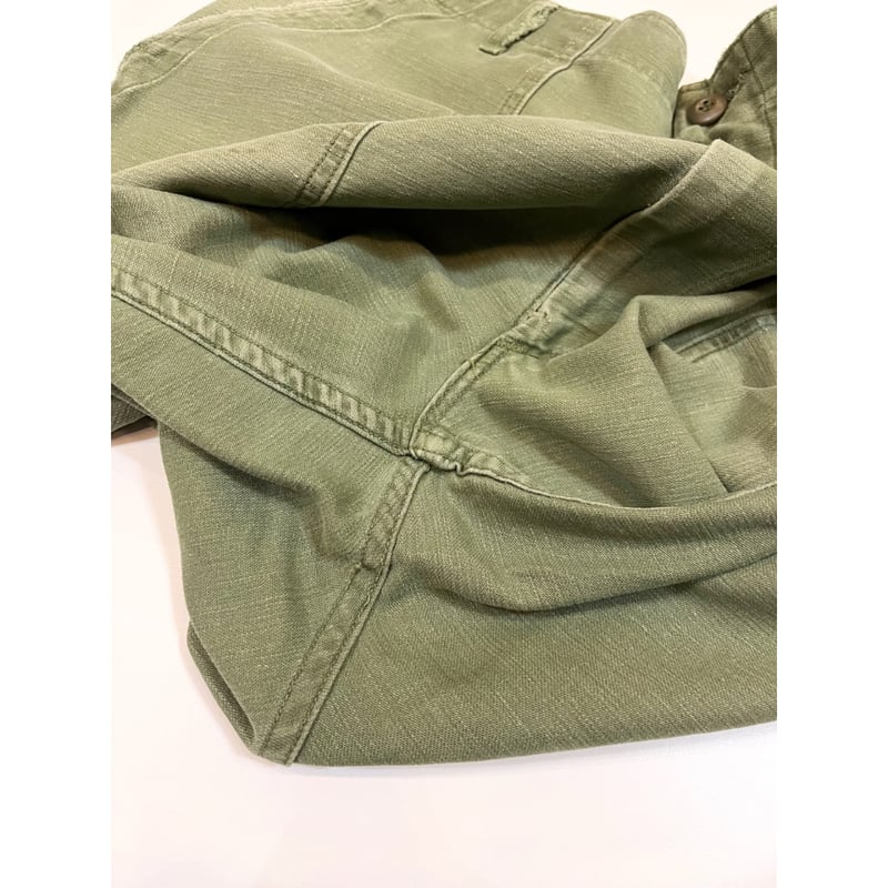 60s US ARMY OG-107 COTTON SATEEN BAKER PANTS Si