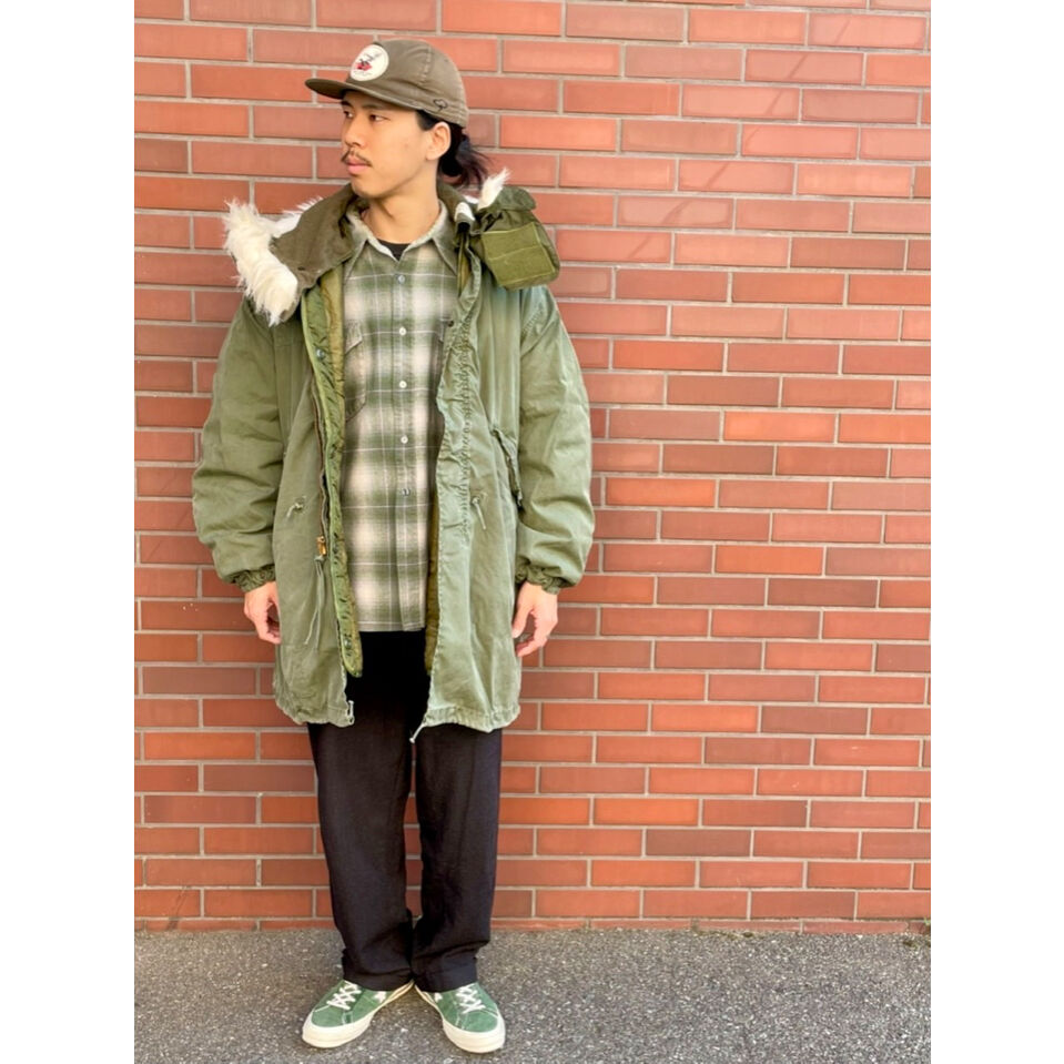 ジャケット・アウター U.S. Army M-65 Fishtail Parka 74s US ARMY M-65 FISHTAIL PARKA FULL SET Size M
