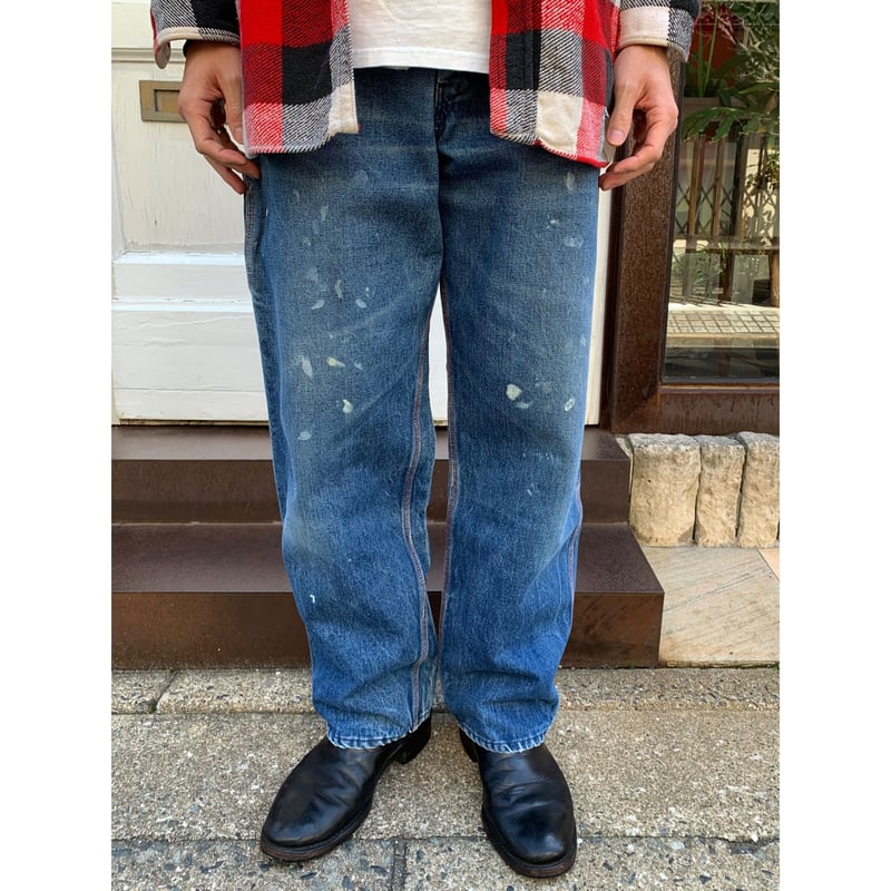 ▪️70’s【BIG MAC】DENIM PANTS Vintage 70s Big Mac Denim Carpenter Workwear Jeans Sanforized Size
