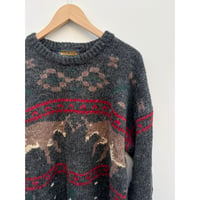 00s WOOL RICH  WOOL KNIT Size M