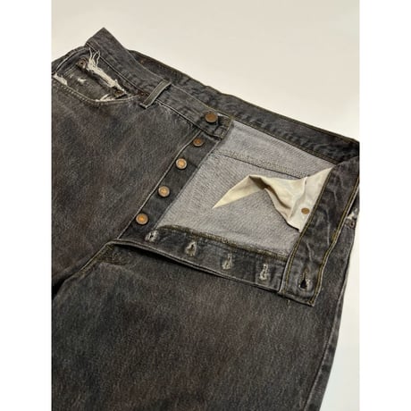 90s Levi’s 501-5953 BLACK DENIM PANTS MADE IN USA 🇺🇸  Size W36L34→W34L33