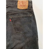 90s Levi’s 501-0658 BLACK DENIM PANTS MADE IN USA 🇺🇸 Size W36L30→W35L29