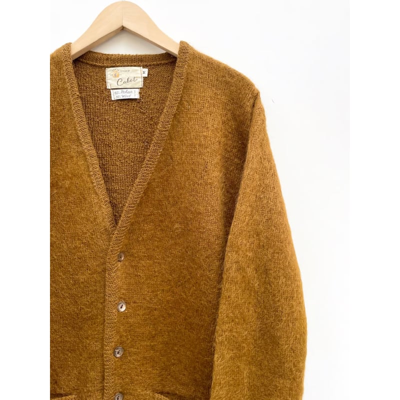 60’s Cabot モヘアカーディガン サイズL 毛長 60s Calot MOHAIR CARDIGAN Size M | KORDS