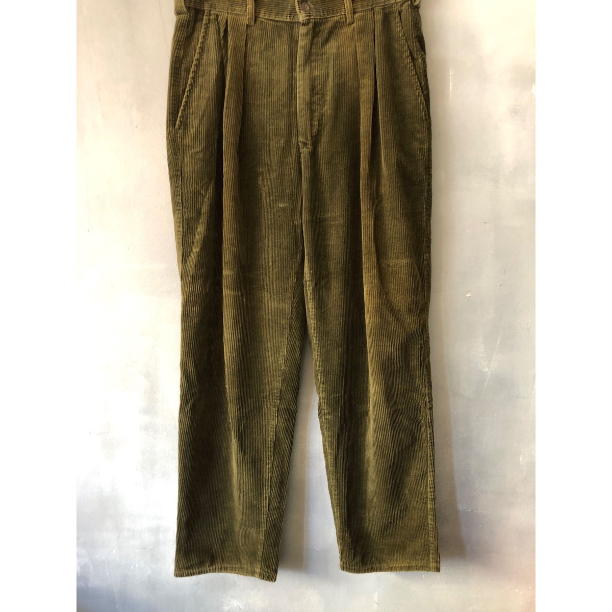 80s Ralph Lauren POLO CORDS 2TUCK PANTS MADE IN