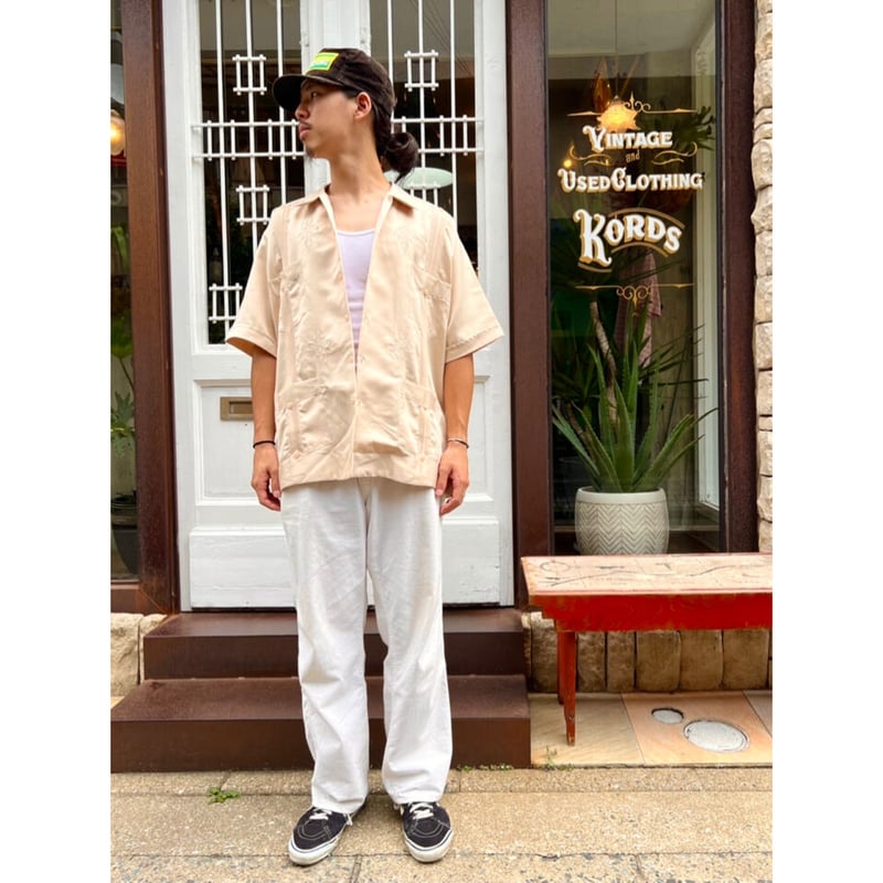 90s ZAVA OPEN COLLAR CUBA SHIRT Size XXL | KORDS