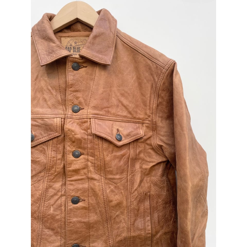 00s GAP LEATHER TRACKER JACKET Size XS | KORDS 00s GAP LEATHER TRACKER JACKET Size XS | KORDS