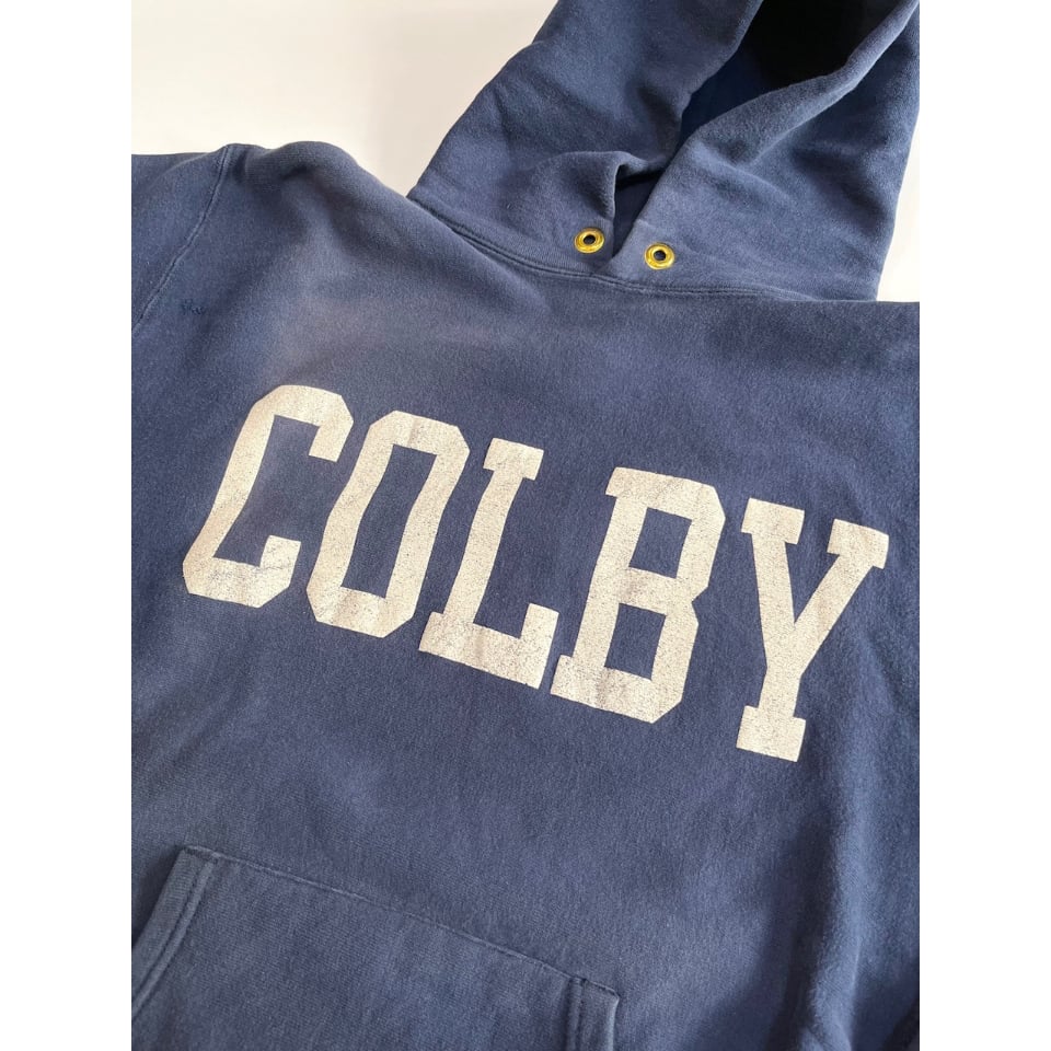 【USA-vintage】80schampion reverse weave美品 Vintage 80s Champion Reverse Weave Navy Blank Sweatshirt Hoodie